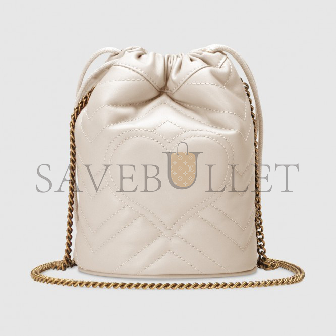 G*u*i gg marmont mini bucket bag 575163  (19*17*10.5cm)